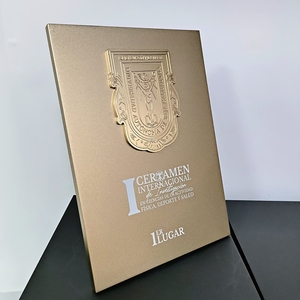 3D logo rắn nhôm 17x24x1.2cm kim loại giải thưởng mảng <span class=keywords><strong>2025</strong></span> công nhận giải thưởng tấm cho các sự kiện lễ kỷ niệm hàng năm - Product Image 5