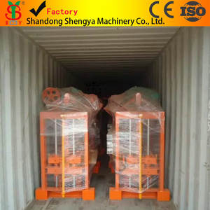 เครื่องผลิตอิฐกึ่งอัตโนมัติ QTJ4-40แอฟริกา - Product Image 4