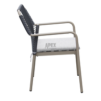 Chaise empilable à succès, chaise de salle à manger intérieure et extérieure, chaise en corde, chaise en rotin