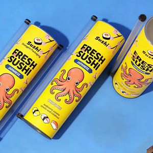 Maßgefertigte Umweltfreundliche Push-Pop-Papierröhren-Verpackung Biologisch Abbaubare Zylinder Lebensmittelechte Push-Up-<span class=keywords><strong>Sushi</strong></span>-Papierröhre - Product Image 6