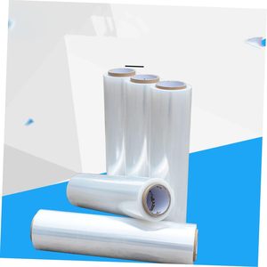 Clear Film 1 Roll Film Self-adhesive <b>Stretch</b> Wear-resistant Film for Moving for Packing - Product Image 5