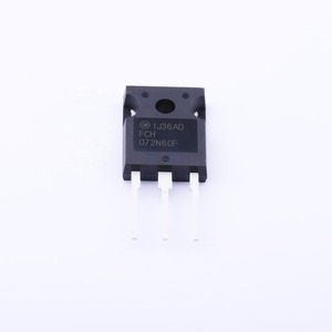 Circuits intégrés, transistor FCH072N60F, canal N, 600 V, 52 A(Tc), 481 W(Tc), TO-247-3, puce IC, composants électroniques - Product Image 1