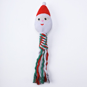 Juguetes Masticables para Mascotas de Algodón Suave, Ecológicos, con Diseño Navideño, Creativos, Resistentes al Desgaste, con Sonido, Interactivos para Perros, Regalos de Navidad - Product Image 6