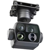 Kamera Gimbal 3 Axis Skydroid C14 PRO 4 in 1 Multi Sensor Drone Payload 100X Hybrid Zoom 640 Thermal Imaging Untuk Inspeksi UAV