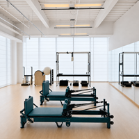 Reformer Pilates Pliable En Aluminium Haut De Gamme Portable Réglable Gain De Place Pour Maison Salle De Sport Et Studio