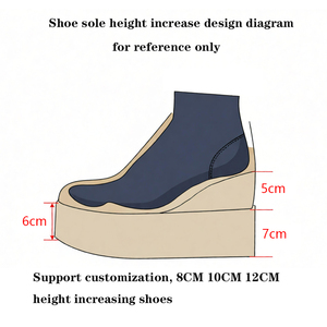 <span class=keywords><strong>Bottines</strong></span> à <span class=keywords><strong>lacets</strong></span> pour femmes à semelle épaisse de 12 cm, talon haut, automne/hiver 2025, cuir tendance pour bottes - Product Image 6