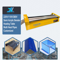 Machine de moulage de feuilles acryliques JX 1200mm pour pliage de feuilles de plexiglas incurvées Machine de façonnage de plexiglas