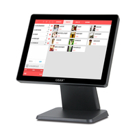 Système de point de vente tactile de 15 pouces à bas prix en Chine, système de caisse enregistreuse pour restaurant sous Windows, terminal de caisse tout-en-un à vendre