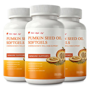 Cápsulas blandas <span class=keywords><strong>de</strong></span> aceite <span class=keywords><strong>de</strong></span> semilla <span class=keywords><strong>de</strong></span> calabaza y fibra soluble |   Soporte Dual para la Salud Digestiva y Metabólica |   60 Cápsulas Blandas, GMP - Product Image 1