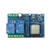 Module de relais WiFi double entièrement équipé avec alimentation DC5-60V pour carte de développement de communication UART ESP32-WROOM
