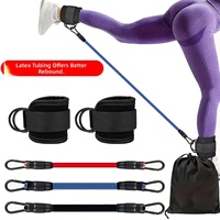 Sangles de cheville pour fitness et yoga, bandes de résistance pour l'entraînement des fessiers et des jambes, boucles de pied, bandes de jambe, manchettes de cheville pour machine à câble