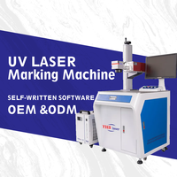 Machine de gravure laser de précision YHS 3w 5w, mise au point automatique, machine de marquage laser UV pour la gravure de logos sur les produits en verre et en cristal
