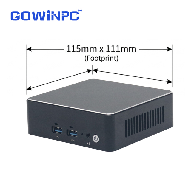 Barebone Mini PC Intel Core i7 i5 i3 Ten Cores Windows 11 Linux Intel Gigabit LAN DDR5 HTPC Micro Computer Factory Price