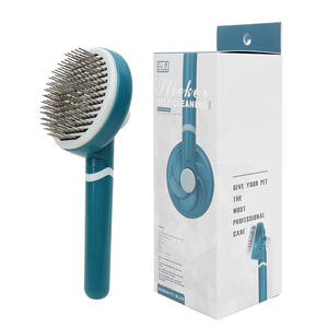 แปรงขนสุนัขแบบพรีเมี่ยมแปรงขนยาวทำจากสเตนเลสสำหรับสัตว์เลี้ยงแปรงขนยาวสำหรับสุนัข - Product Image 1