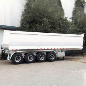 Remorque à <span class=keywords><strong>benne</strong></span> basculante 4 essieux 80 <span class=keywords><strong>tonnes</strong></span> la plus populaire à vendre - Product Image 5