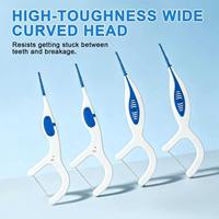 Brosses à dents 2-en-1 personnalisées avec brosse TPE pour un nettoyage en profondeur des interstices dentaires - Sans danger pour les aliments, respectueux des gencives, choix de couleur, saveur et emballage