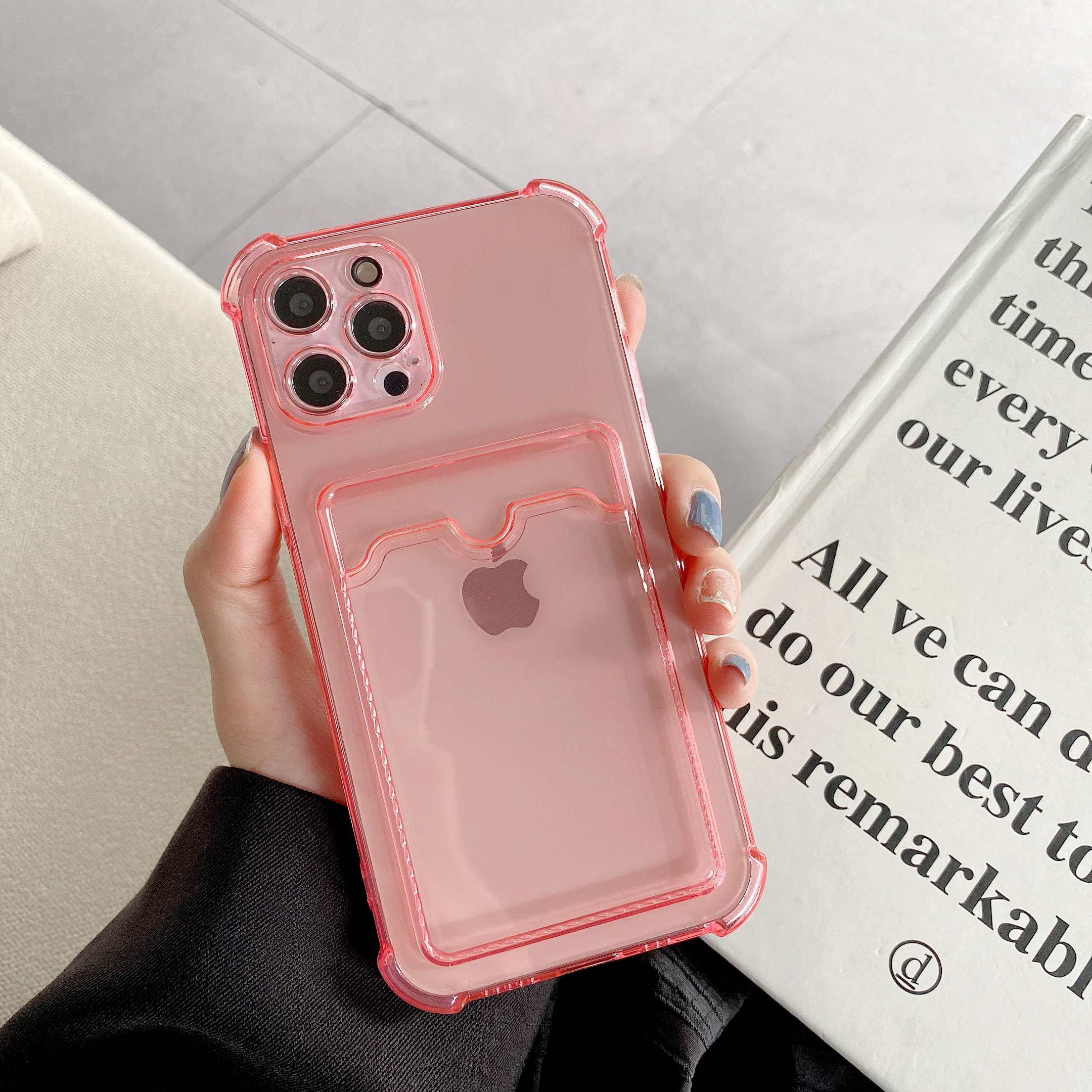 Transparent pink