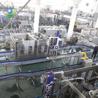 Ligne de production de remplissage automatique d'eau minérale en bouteille 3L 5L 7L 10L, machine de fabrication d'eau en bouteille