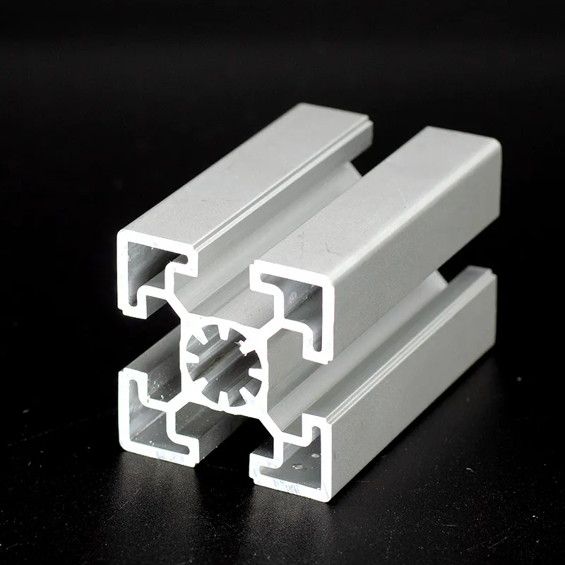 Werkseitig eloxierter 4040 Aluminium Extrusion rahmen V-Schlitz Aluminium profil CNC Linear schiene