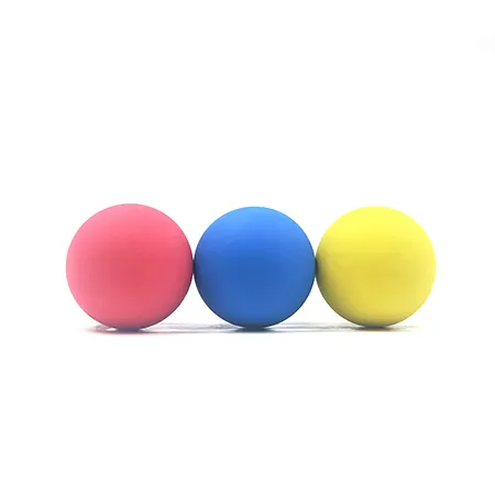 Pelota de goma Natural con logotipo personalizado, bolas de raqueta huecas de camuflaje de colores, 6CM, 60MM, alto rebote, bouncy, directo de fábrica