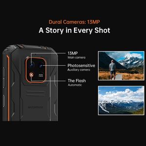 Teléfono Inteligente Resistente <span class=keywords><strong>Oukitel</strong></span> <span class=keywords><strong>WP18</strong></span> Versión Global, 5.93 Pulgadas, 4G+32G, <span class=keywords><strong>12500mAh</strong></span>, Android 11, Teléfono Móvil HelioA22, Teléfono Celular de Cuatro Núcleos y 13MP - Product Image 4