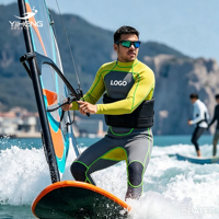 Combinaison de plongée homme 4/3 mm en néoprène peau de requin avec fermeture éclair dorsale et manchette CR pour surf et plongée libre