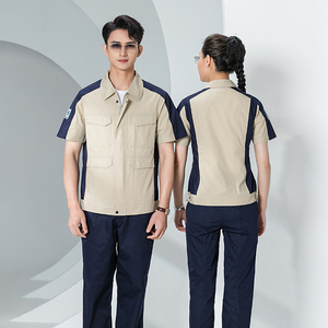 Camisa cómoda de seguridad de manga corta Diseño Ropa de trabajo de verano Camisas - Product Image 2