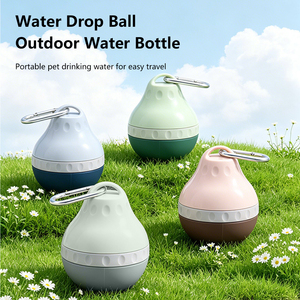 Bouteille d'eau de voyage pour animaux de compagnie, durable, étanche, portable, pliable, pour la randonnée - Product Image 4