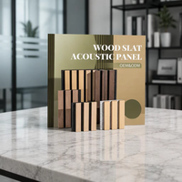 Panneau acoustique moderne en bois massif MDF de qualité supérieure, panneau mural insonorisant pour cinéma, auditorium, salon et décoration d'hôtel