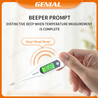 Termometer Digital Tiga Warna dengan Lampu Latar untuk Penggunaan di Ketiak, Medis, Rumah Tangga, Bayi, Dewasa, Tenaga Listrik, untuk Pabrik T19D