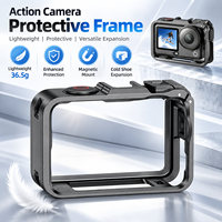 Cage de protection en alliage d'aluminium pour caméra, légère, à fixation rapide, avec capuchon d'objectif, accessoires pour DJ ACTION 6