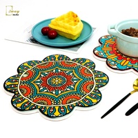 Table de cuisine personnalisée, pour cuisine, à manger, napperons individuels en céramique sublimation, pour pots chauds et poêles, 1 pièce