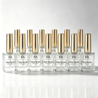 Vente en gros de vernis de finition brillant 15 ml à séchage à l'air - Vernis de finition transparent professionnel à marque privée pour une couleur longue durée