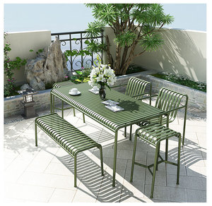 Leisure Garden Chairs Patio Outdoor Metal <b>Table</b> <b>and</b> Chairs <b>Set</b> Villa Courtyard Restaurant No Rust Dining <b>Table</b> <b>and</b> Chairs <b>Set</b> B0 - Product Image 6