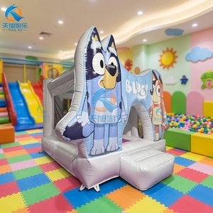 Castillo Inflable Comercial para Niños 2026, Bluey, Ecológico, de PVC, con Tobogán, Combinado, con Diseño de Dibujos Animados, para Fiestas - Product Image 2
