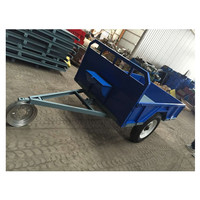 Mini remorque agricole pour agriculture, remorque pour pneus, tracteur à marche, 0,5 tonnes