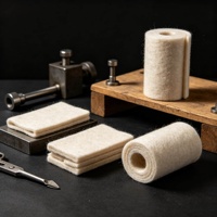 Feutre en laine pure à 100 % personnalisable, épaisseur 1 mm et 3 mm, feutre pressé industriel pour le polissage