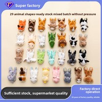 Série de poupées mignonnes en peluche polyester à motifs floraux, taille paume, 19 cm, pose allongée, unisexe, vente en gros, agréables