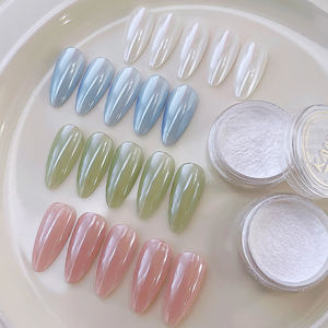 <span class=keywords><strong>Blanc</strong></span> Perle Chrome Poudre À <span class=keywords><strong>Ongles</strong></span> Iridescent Aurora Poudre Métallique <span class=keywords><strong>Effet</strong></span> Miroir Pigment Nacré Sirène Pigment Perle Paillettes - Product Image 3