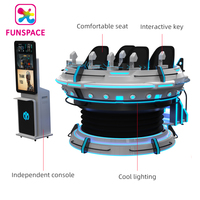 Funspaces Vr/Ar/Equipo Máquina de juego Platillo volador VR Parque temático Nave espacial Simulador de vuelo de realidad virtual