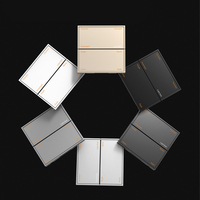 Système KNX, interrupteur intelligent résistant à l'eau, panneau tactile, utilisation à domicile ou à l'hôtel, 24V, personnalisable