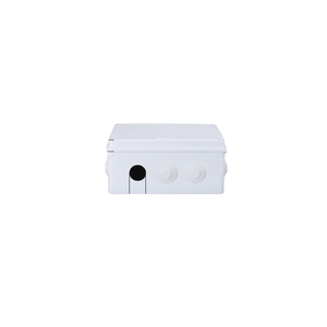 Caja de conexiones impermeable IP65 de 255x200x120mm, plástico ABS, 12 orificios preperforados con tapones de goma, tira de sellado incorporada para exteriores - Product Image 3