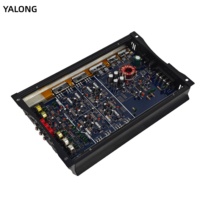 Amplificateur de voiture 4 canaux 12V haute puissance pour système audio de voiture, haut-parleurs et caisson de basses
