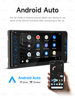 BQCC 7" Lecteur multimédia MP5 sans fil FM AM RDS Carplay Android Mirrorlink Écran de voiture vidéo BT pour Toyota Corolla