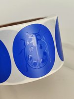 Autocollants d'étanchéité personnalisés haut de gamme papier adhésif PET résistant à l'huile finition à usage industriel Express pour cadeaux de biscuits de gelée de chocolat