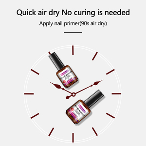 Primer Antidesprendimiento Sin Ácido para Uñas, Secado Rápido al Aire, Mejora la Adhesión, para Esmalte de Gel UV, Salón de Uñas, Marca Privada - Product Image 3