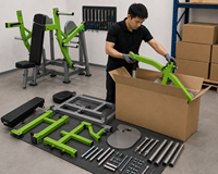 Máquina de Press de Hombros Profesional, Apta para Uso Doméstico y Comercial.