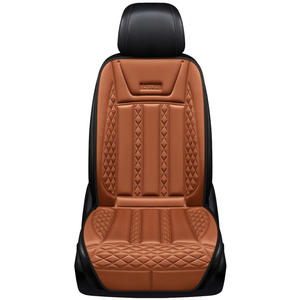 Juego de Cojines Calefactables de Franela para Asiento de Coche, 12V 24V Universal, Doble Calefacción, Calidez Otoño-Invierno - Product Image 5