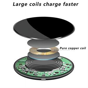 Mini Chargeur Téléphone Portable Sans Fil Bobine Type C <span class=keywords><strong>Induction</strong></span> Universel 10W 15W 30W Chargeur Rapide Pour Android - Product Image 3