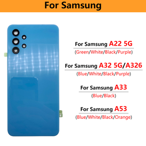 Copribatteria di ricambio per <span class=keywords><strong>Samsung</strong></span> A22 <span class=keywords><strong>A32</strong></span> 5G A33 A53 <span class=keywords><strong>Cover</strong></span> posteriore in vetro posteriore - Product Image 5